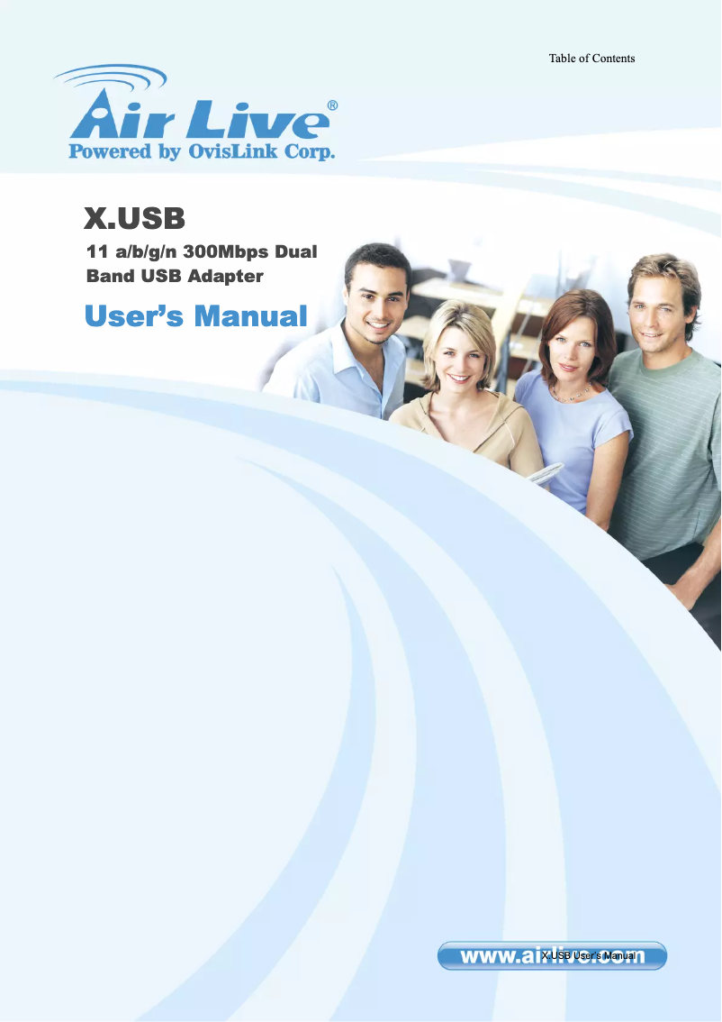 Image de la première page du manuel de l'appareil X.USB