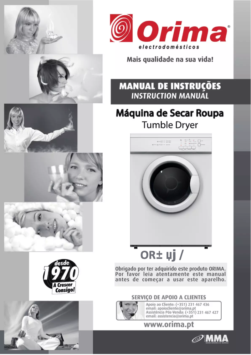 Page 1 de la notice Manuel utilisateur Orima ORV 70 C