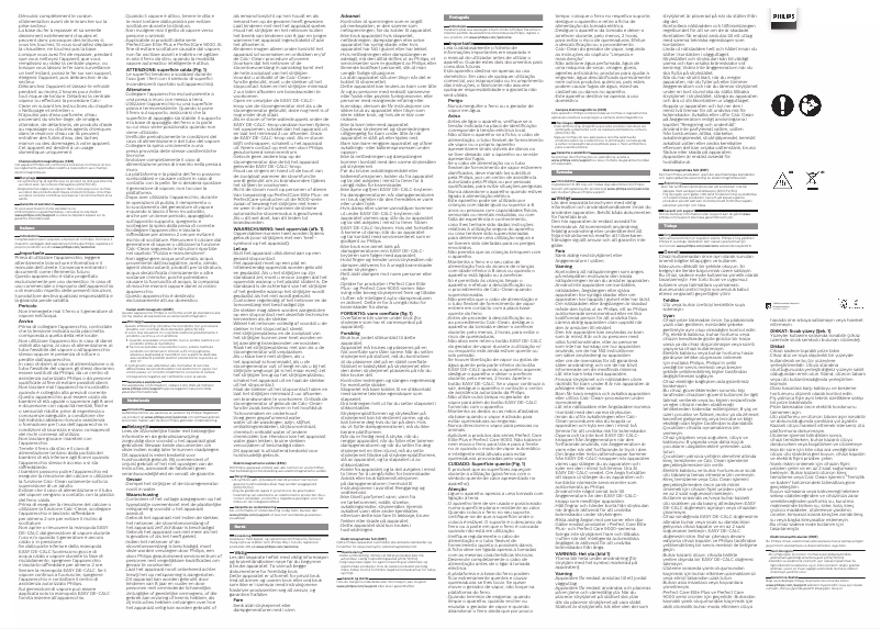 Image de la première page du manuel de l'appareil PerfectCare Expert Plus GC8950