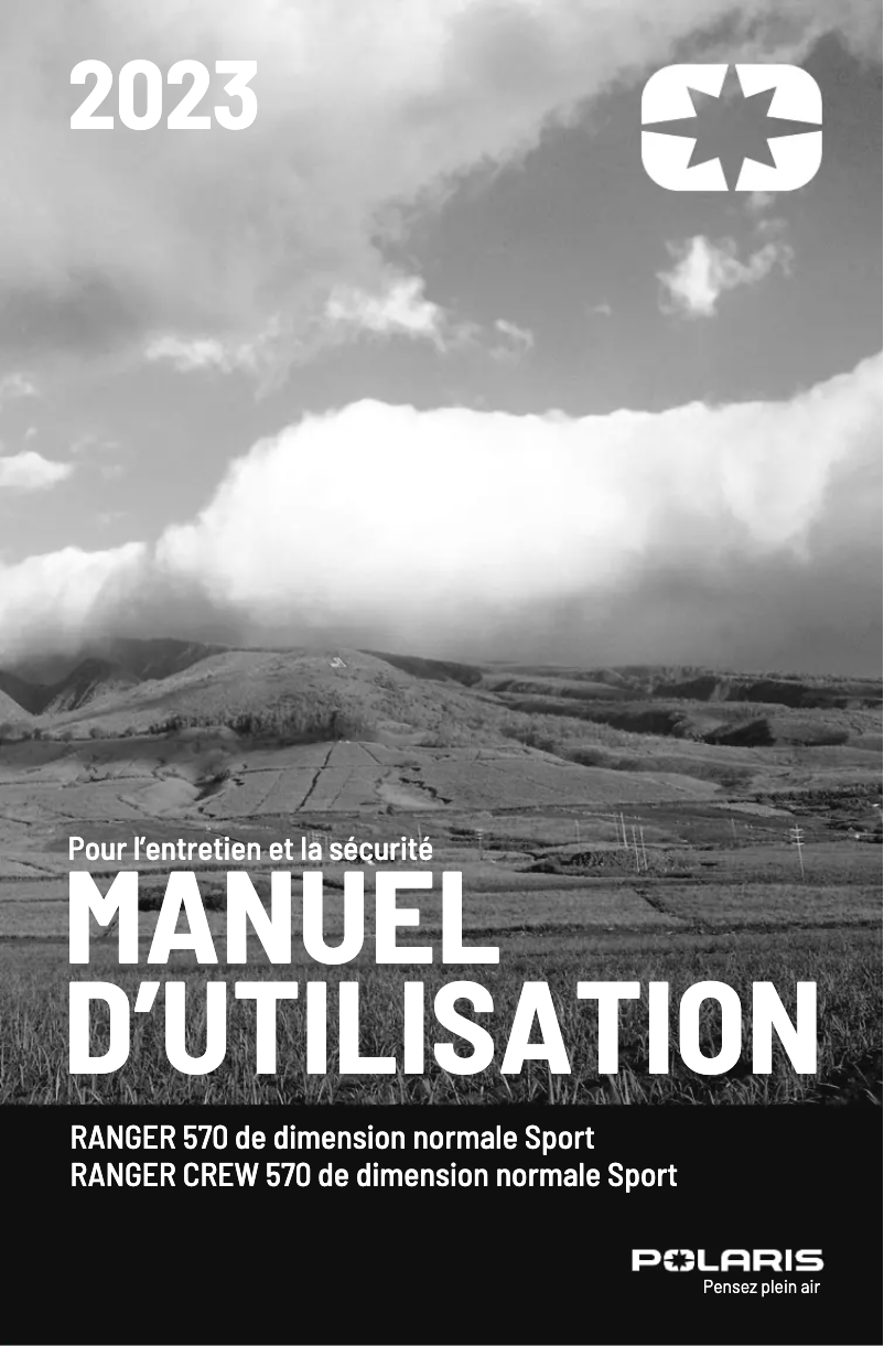 Page n°1 - Manuel utilisateur Polaris CREW 570 (2023)
