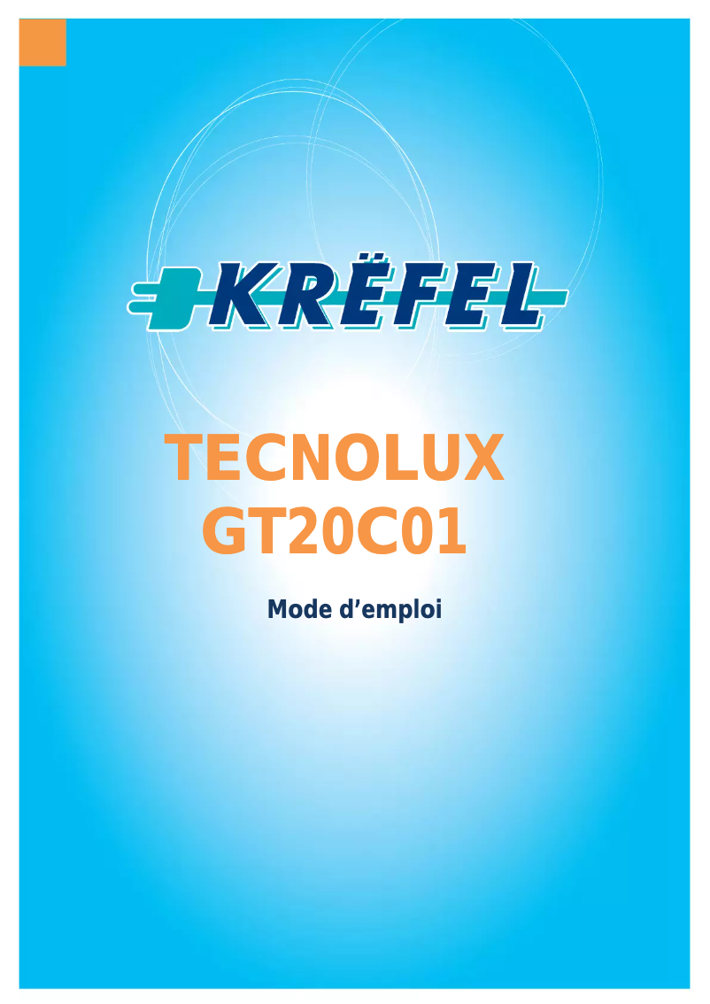 Page n°1 - Manuel utilisateur Tecnolux GT20C01