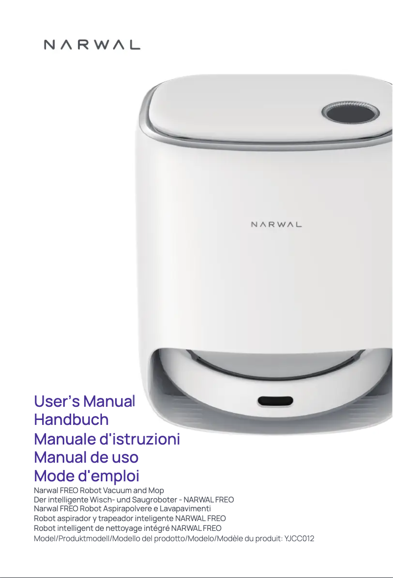 Page n°1 - Manuel utilisateur Narwal Freo