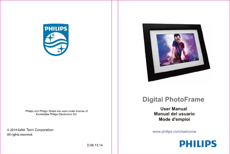 Page n°1 - Manuel utilisateur Philips SPF3473