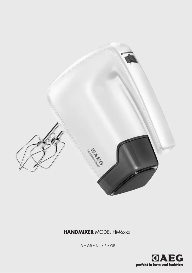 Image de la première page du manuel de l'appareil HM6200