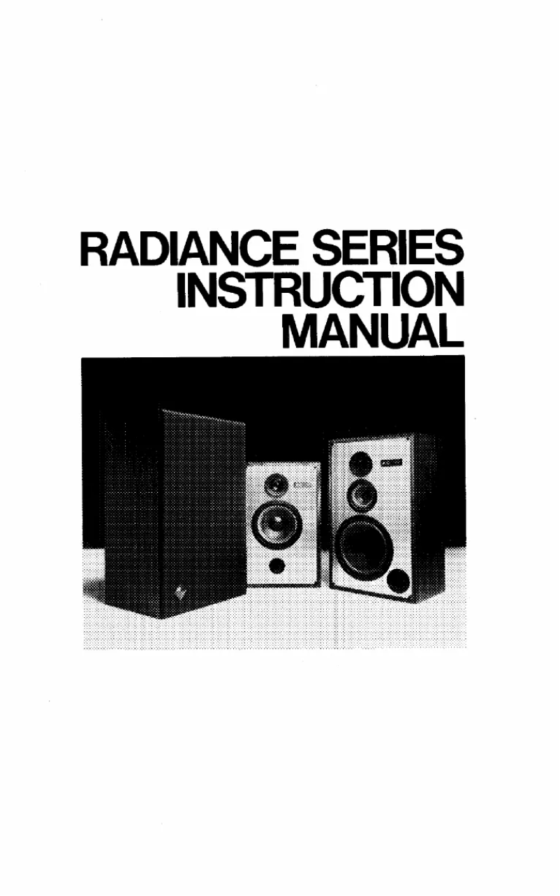 Page 1 de la notice Manuel utilisateur JBL Radiance 702VX
