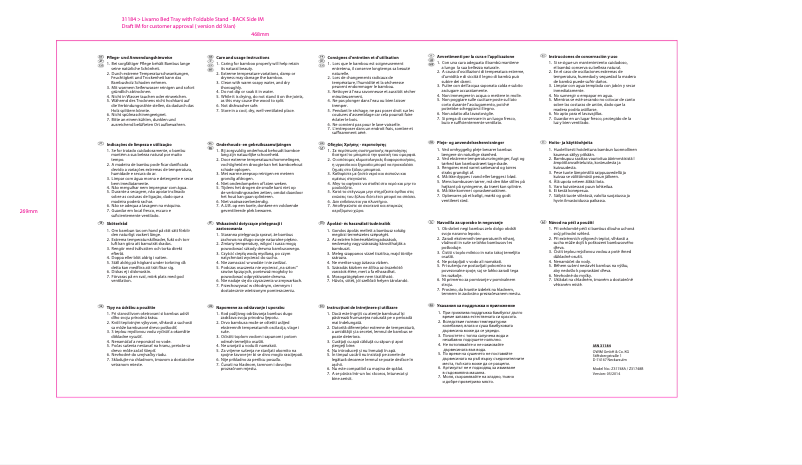 Page 1 de la notice Manuel utilisateur Livarno Lux Z31748A