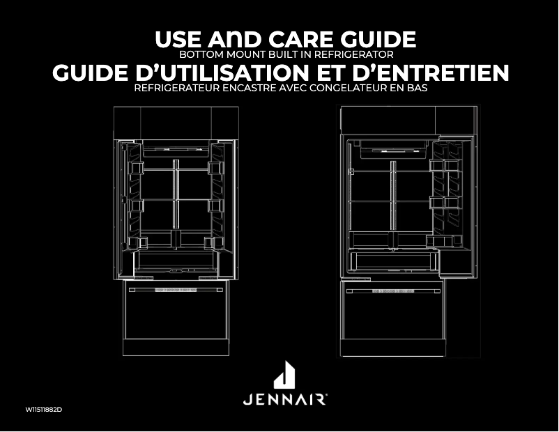 Page 1 de la notice Manuel utilisateur Jenn-Air JB36NXFXLE