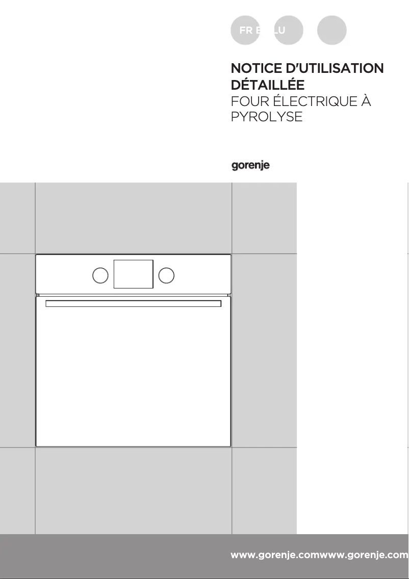 Page n°1 - Manuel utilisateur Gorenje BP637EX