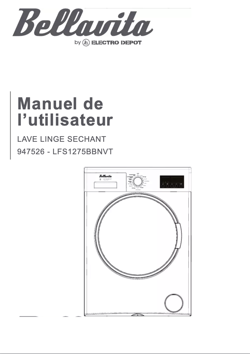 Image de la première page du manuel de l'appareil LFS 1275 BBN VT