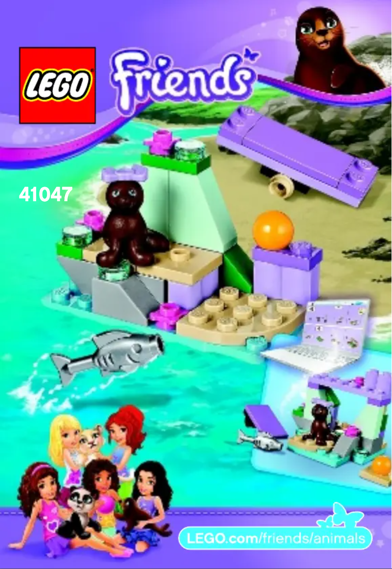 Page 1 de la notice Manuel utilisateur Lego Friends 41047