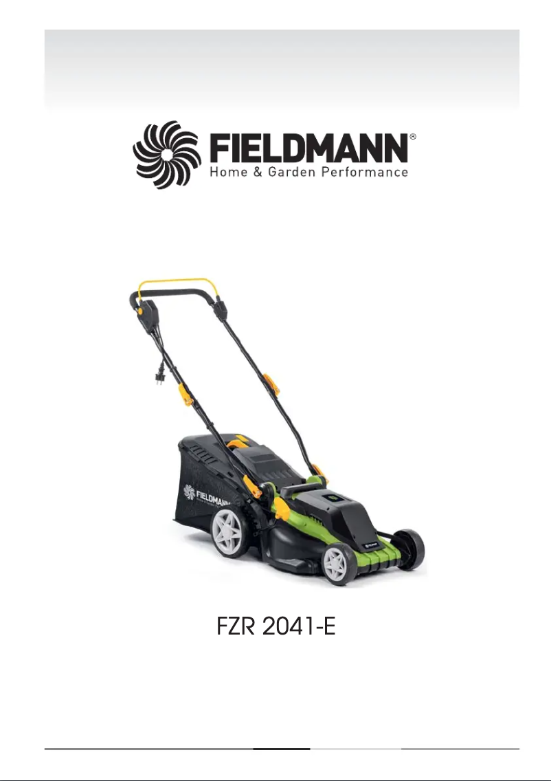 Page n°1 - Manuel utilisateur Fieldmann FZR 2041-E