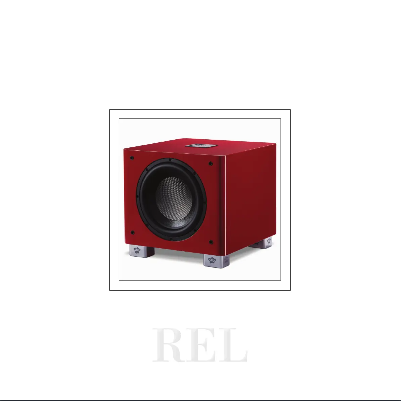 Page 1 de la notice Manuel utilisateur REL Acoustics T/9x SE