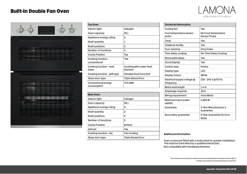 Image de la première page du manuel de l'appareil LAM4606