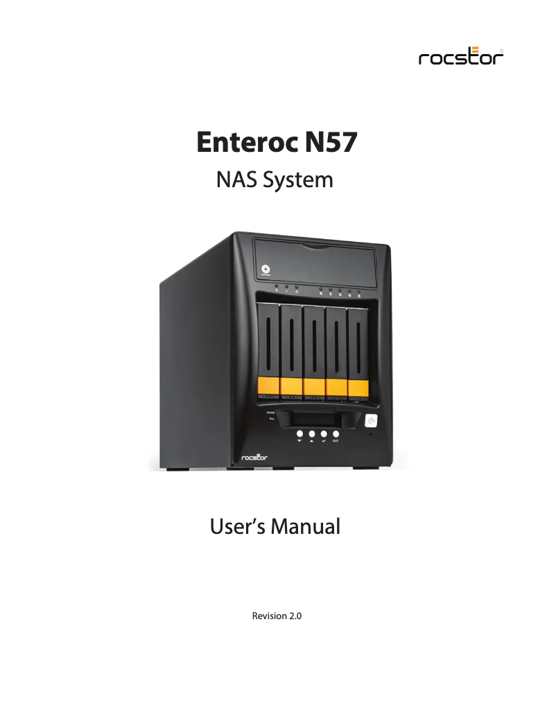 Página 1 del manual Manual de usuario Rocstor Enteroc N57