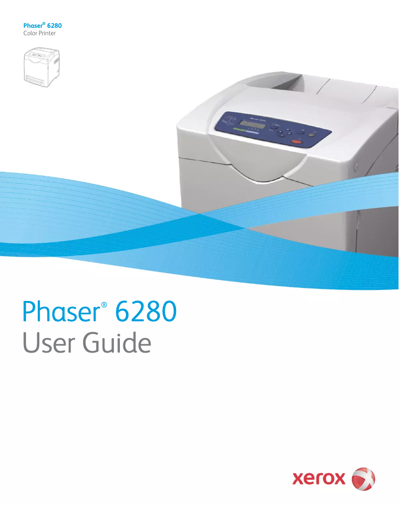 Image de la première page du manuel de l'appareil Phaser 6280N