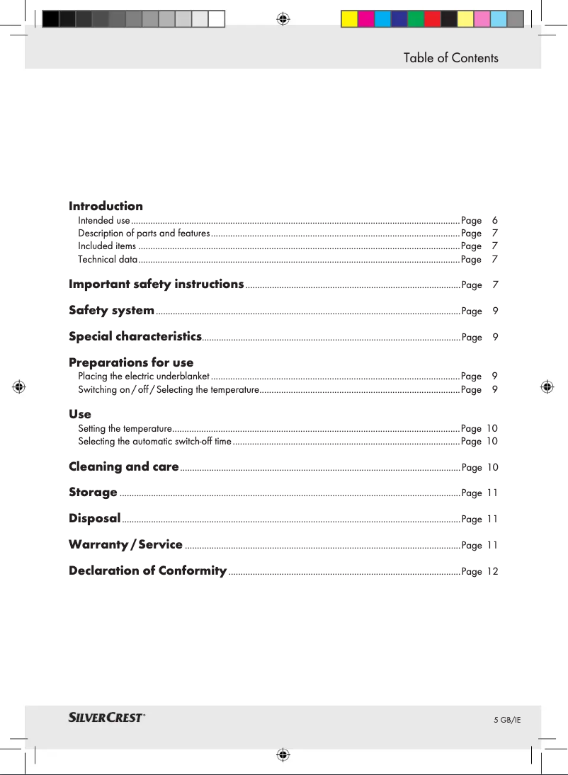 Page 1 de la notice Manuel utilisateur SilverCrest SWUB 85 A2