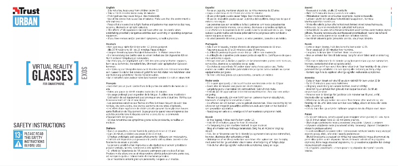 Page n°1 - Manuel utilisateur Trust Exos Plus