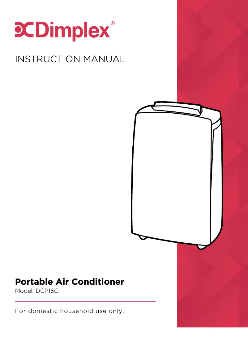Image de la première page du manuel de l'appareil 4.5kW DCP16C