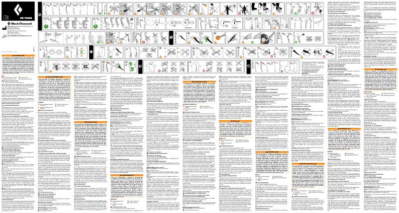 Page n°1 - Manuel utilisateur Black Diamond Swift Ice Axe
