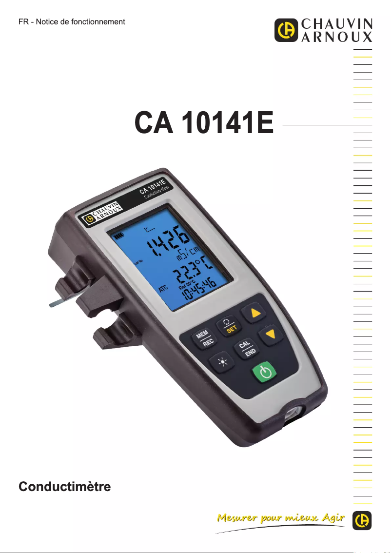 Página 1 del manual Manual de usuario Chauvin Arnoux CA 10141E