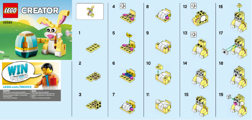 Page 1 de la notice Manuel utilisateur Lego Creator 30583