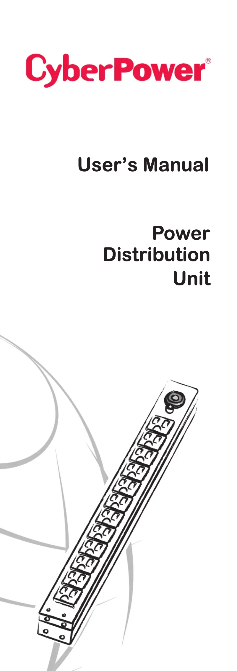 Página 1 del manual Manual de usuario CyberPower PDU20MT2F10R