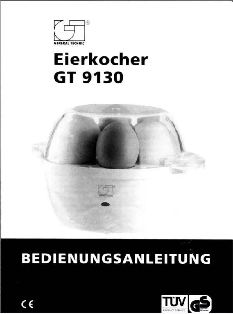 Page 1 de la notice Manuel utilisateur General Technic GT 9130