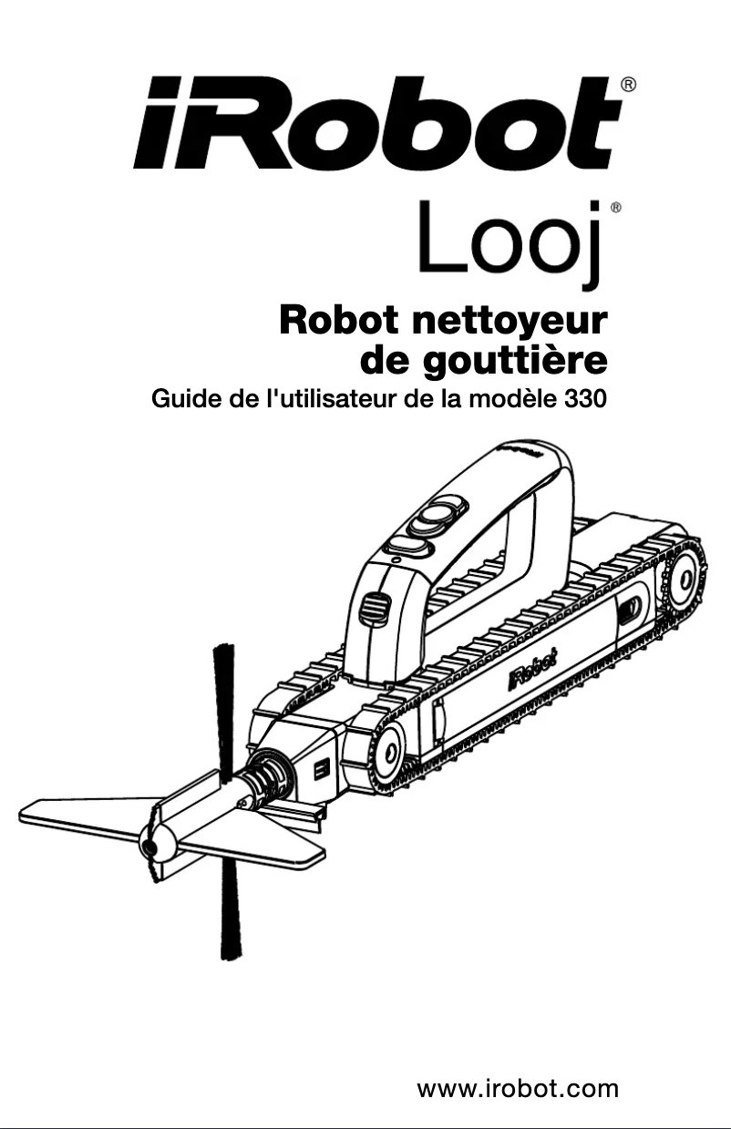 Page 1 de la notice Manuel utilisateur iRobot Looj 300