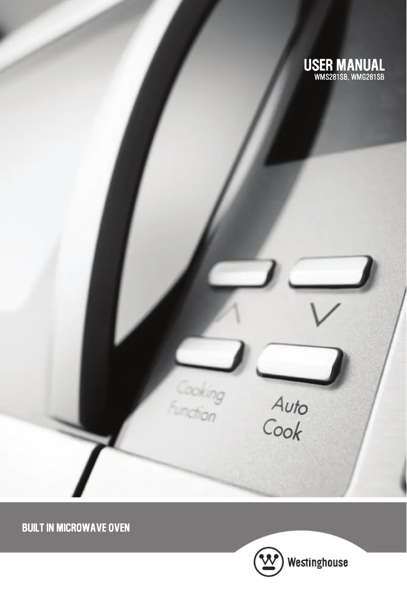 Page 1 de la notice Mode d'emploi Westinghouse WMS281SB