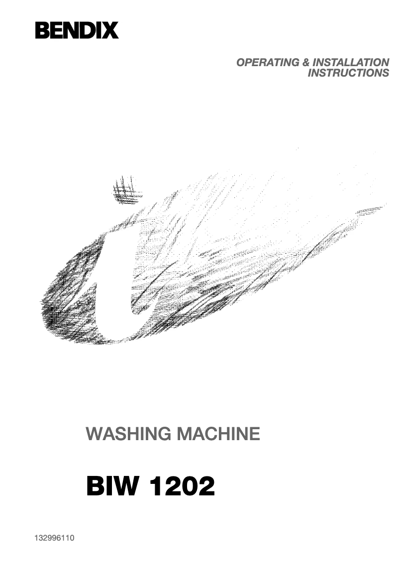 Page 1 de la notice Manuel utilisateur Bendix BIW 1202