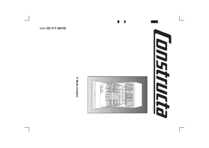 Page 1 de la notice Manuel utilisateur Constructa CG 563J2