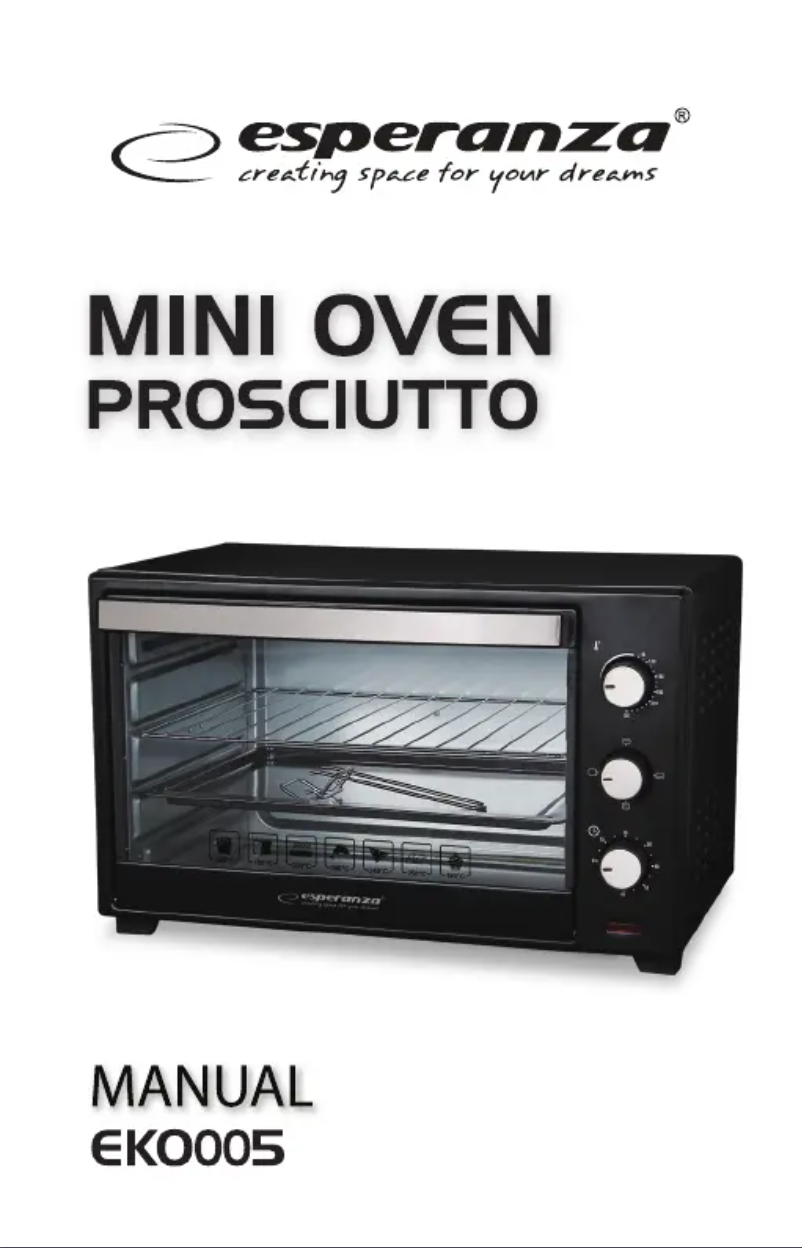 Image de la première page du manuel de l'appareil Prosciutto EKO005