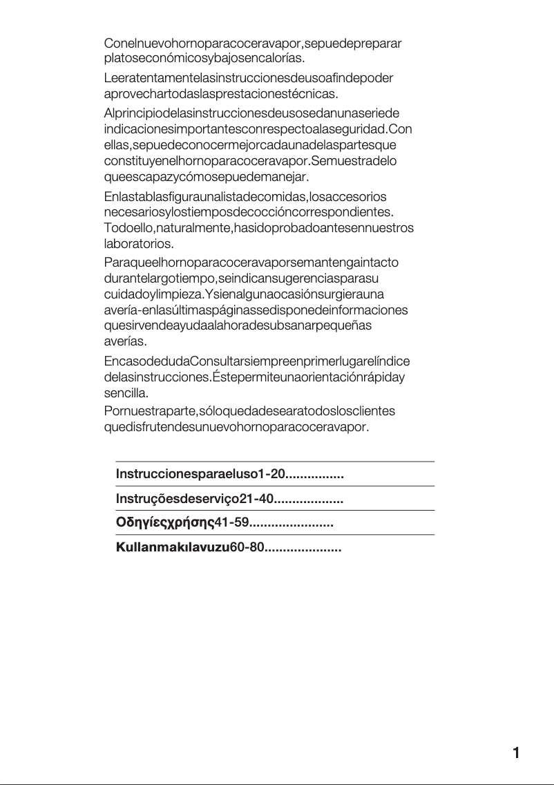 Page 1 de la notice Manuel utilisateur Siemens HB28D55