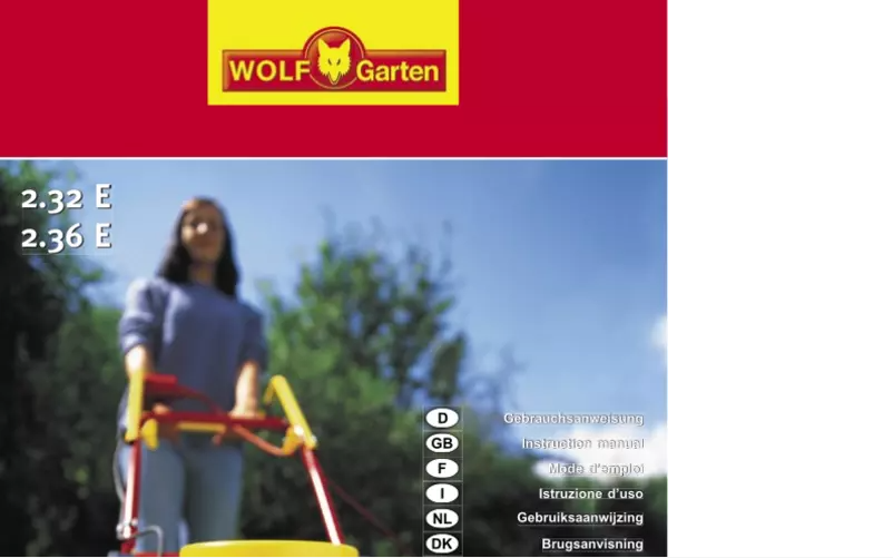 Image de la première page du manuel de l'appareil 2.36 E