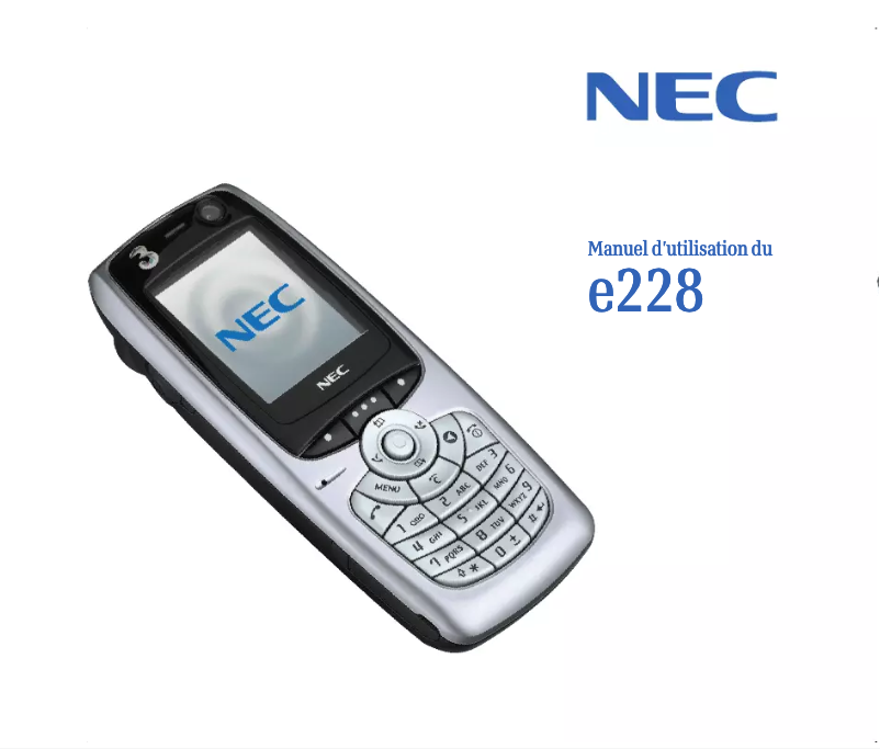 Page n°1 - Manuel utilisateur NEC e228i