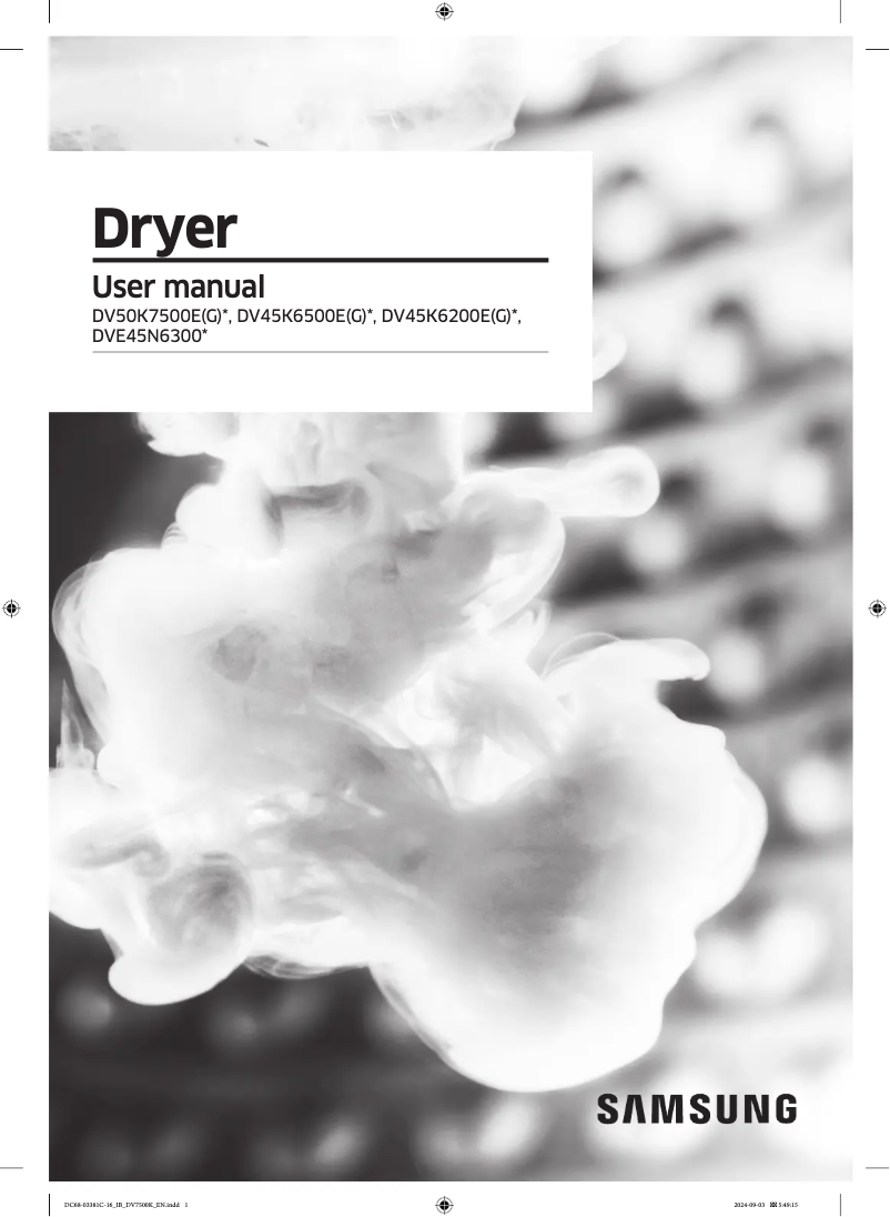 Page n°1 - Manuel utilisateur Samsung DVE45N6300V