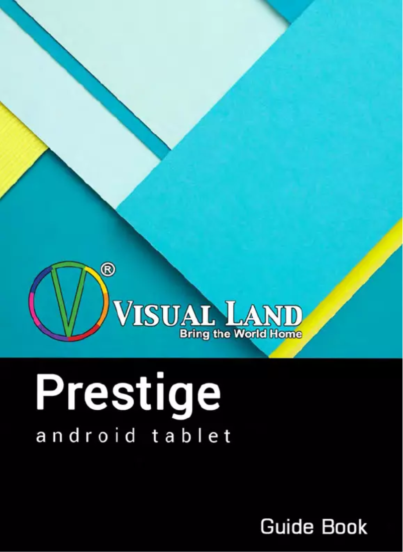 Page n°1 - Manuel utilisateur Visual Land Prestige Elite 7QS