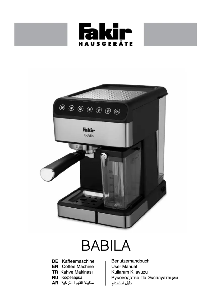 Image de la première page du manuel de l'appareil Babila