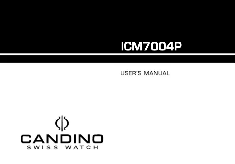 Page n°1 - Manuel utilisateur Candino C4486