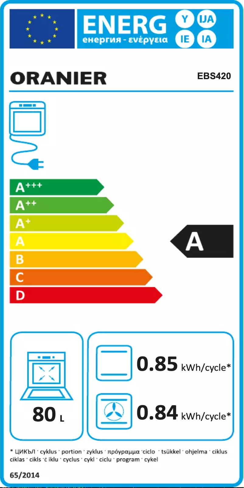 Image de la première page du manuel de l'appareil EBS420