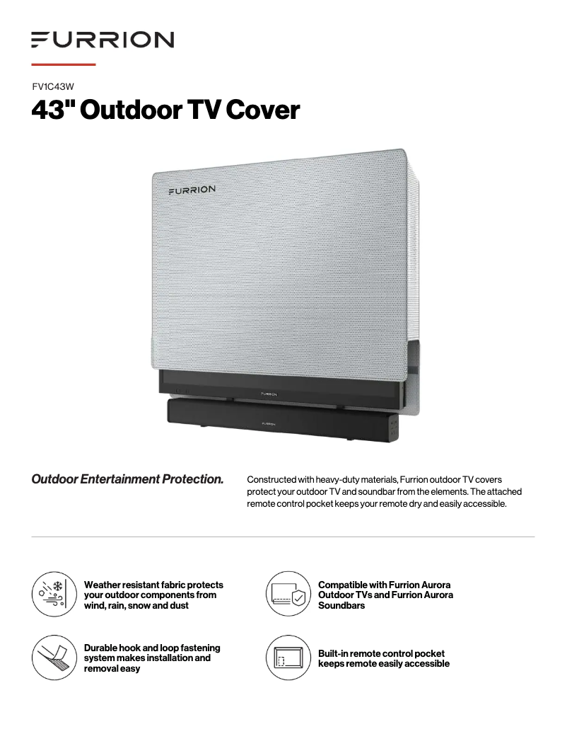 Página 1 del manual Manual de usuario Furrion FV1C43W