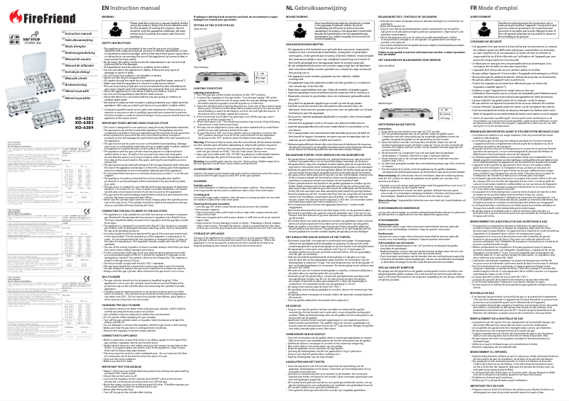 Imagen de la primera página del manual del dispositivo KO-6384