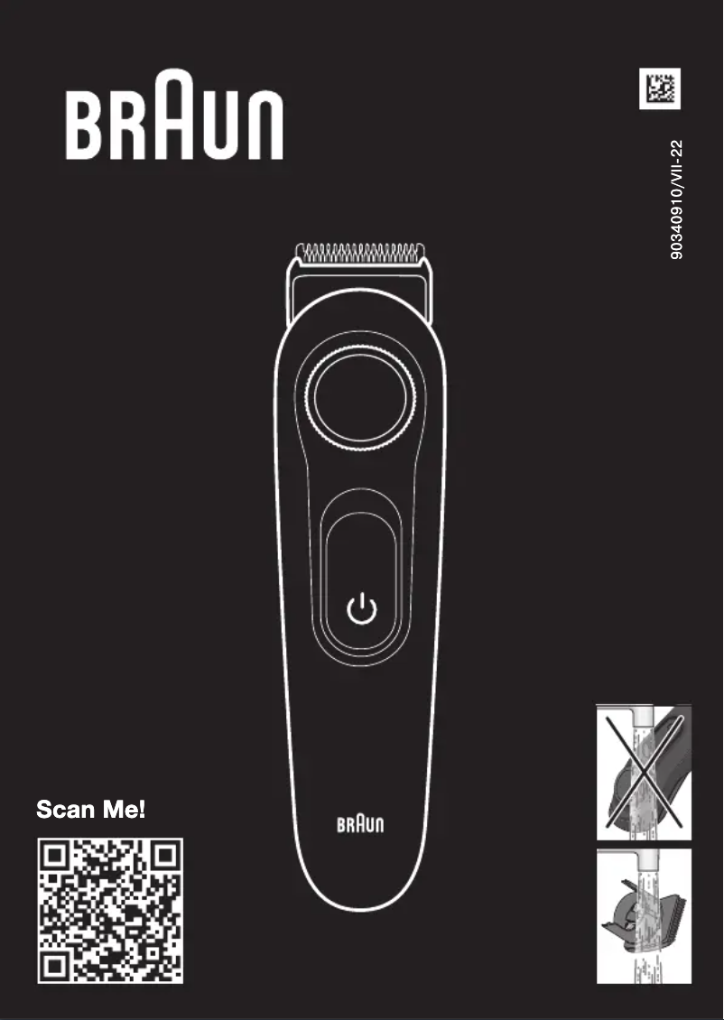 Page 1 de la notice Manuel utilisateur Braun BT3420