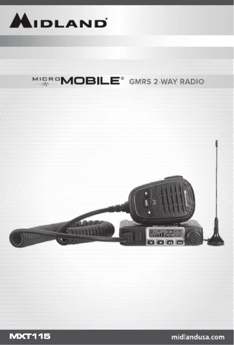Image de la première page du manuel de l'appareil MicroMobile MXT115AGVP3