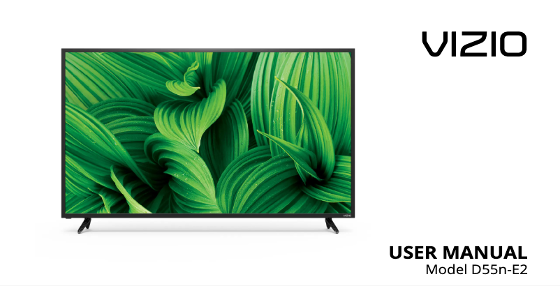Page n°1 - Manuel utilisateur VIZIO D55N-E2