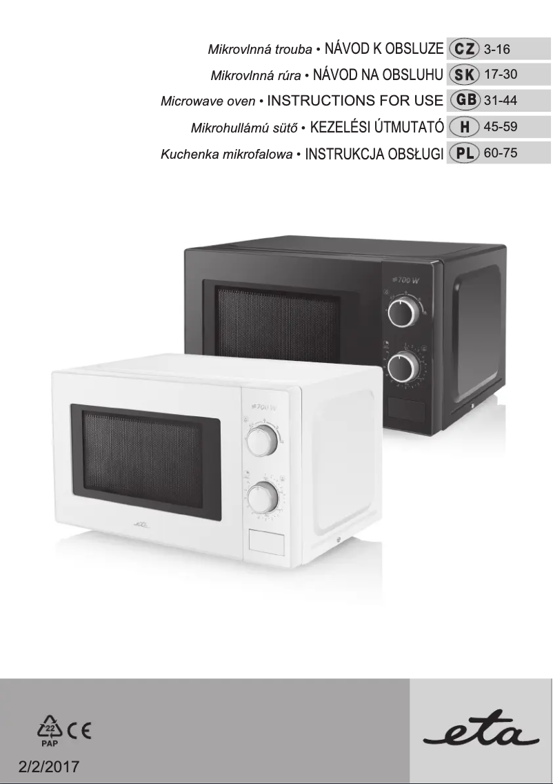 Image de la première page du manuel de l'appareil Morelo 020990000