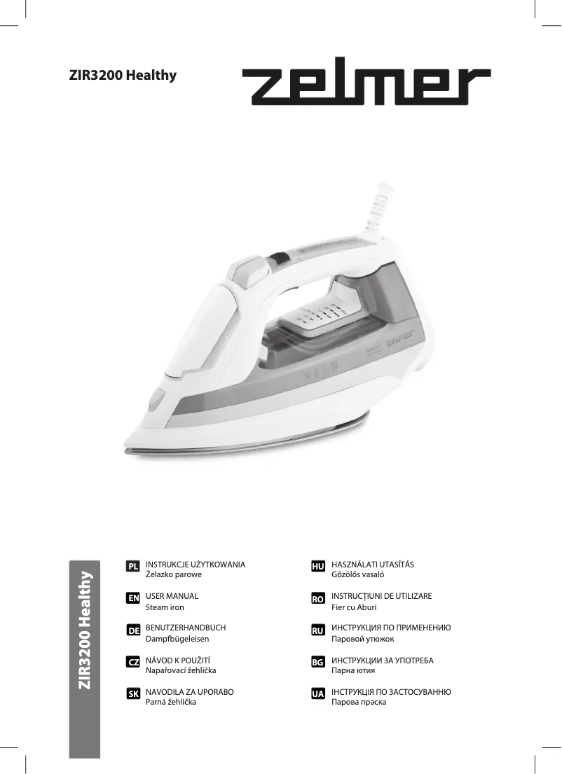 Page 1 de la notice Manuel utilisateur Zelmer ZIR3200