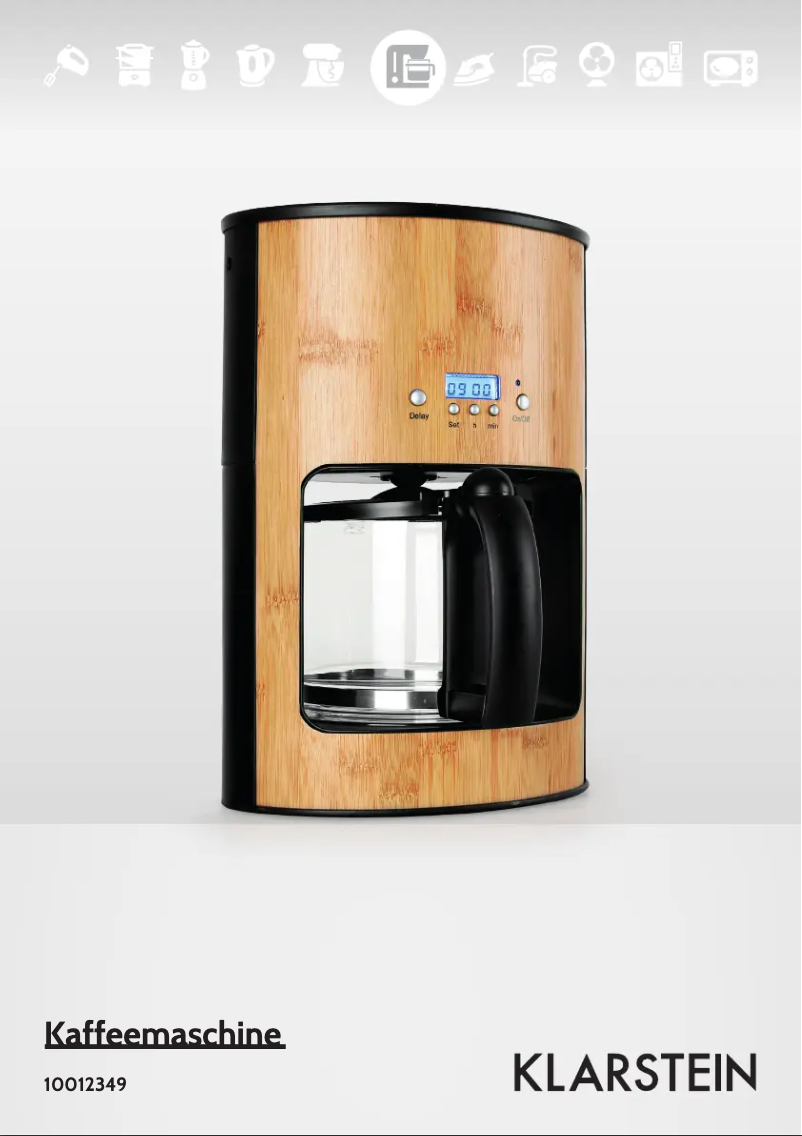 Page n°1 - Manuel utilisateur Klarstein 10012349