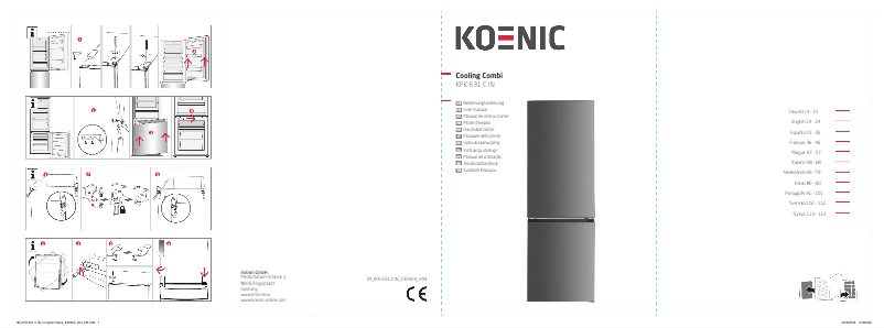 Image de la première page du manuel de l'appareil KFK 631 C IN