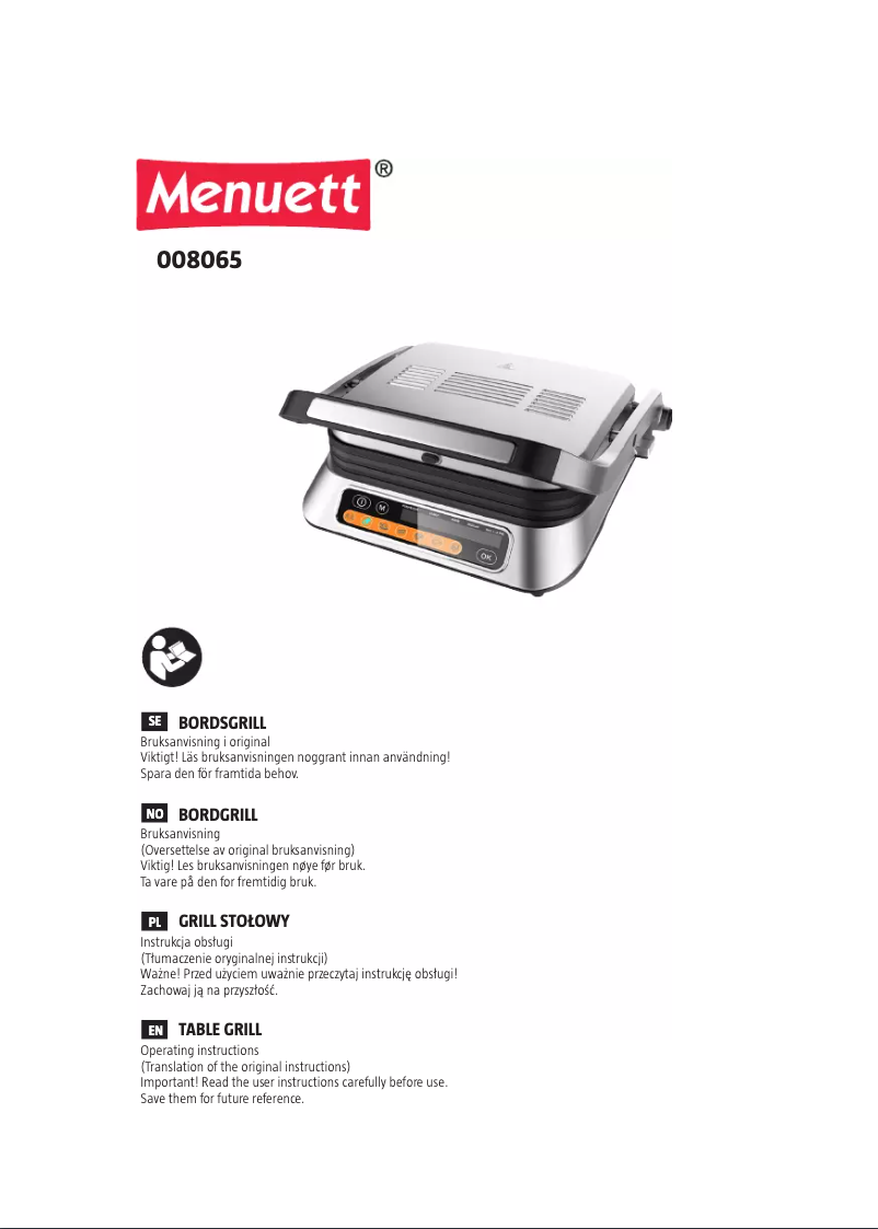 Imagen de la primera página del manual del dispositivo 008-065